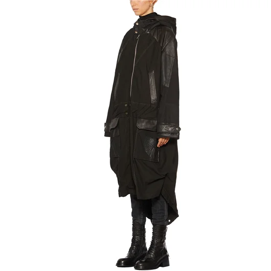 KERVIN MARC PARKA MILITARE PATCHWORK