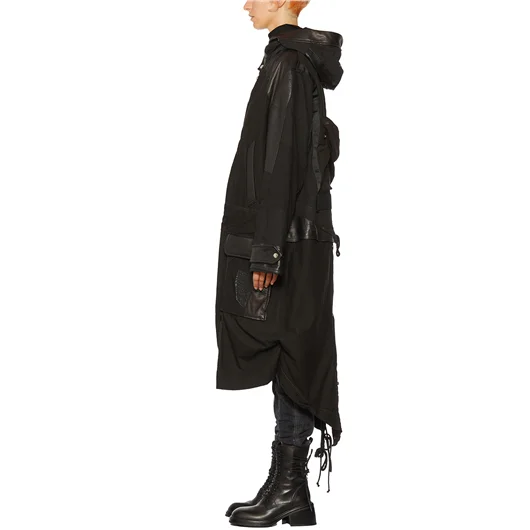 KERVIN MARC PARKA MILITARE PATCHWORK