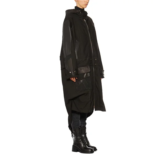 KERVIN MARC PARKA MILITARE PATCHWORK