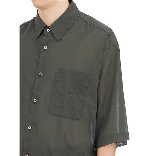 LEMAIRE CAMICIA M/C DOUBLE POCKET