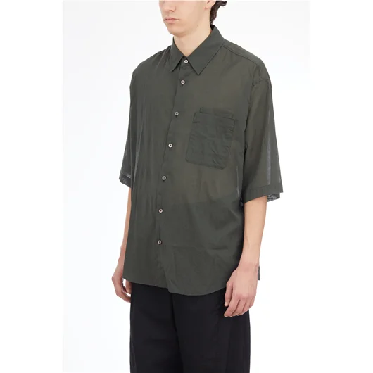 LEMAIRE CAMICIA M/C DOUBLE POCKET