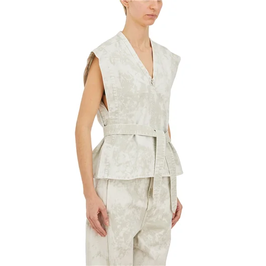 LEMAIRE CAPPA IN COTONE CON CINTURA