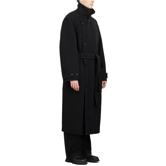 LEMAIRE CAPPOTTO WRAP IN LANA