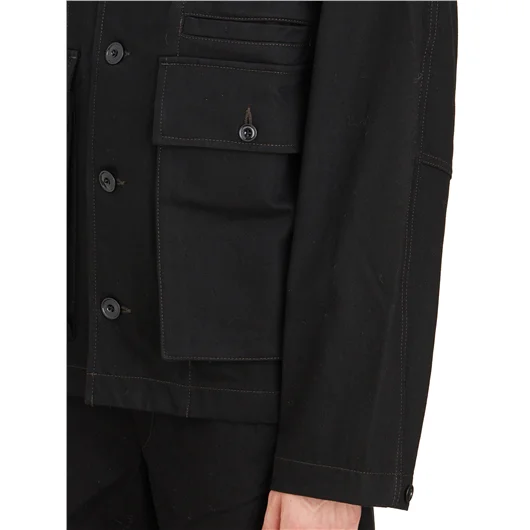 LEMAIRE GIACCA BOXY IN COTONE