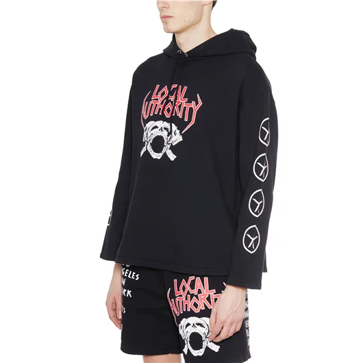 LOCAL AUTHORITY FELPA IN COTONE TRI SKULL TOUR