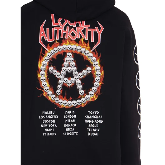 LOCAL AUTHORITY FELPA IN COTONE TRI SKULL TOUR