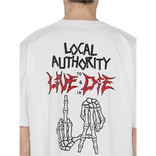 LOCAL AUTHORITY T-SHIRT IN COTONE LA BONES