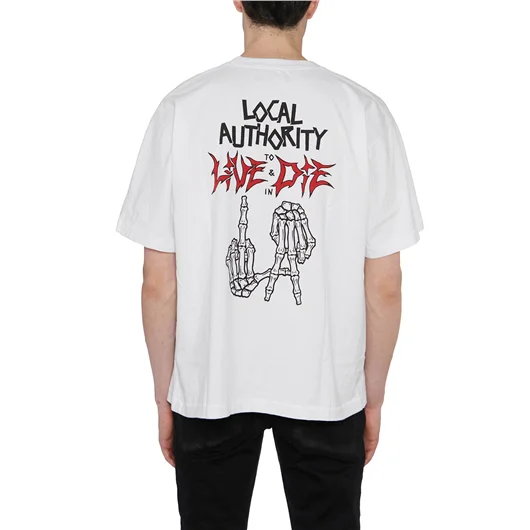 LOCAL AUTHORITY T-SHIRT IN COTONE LA BONES