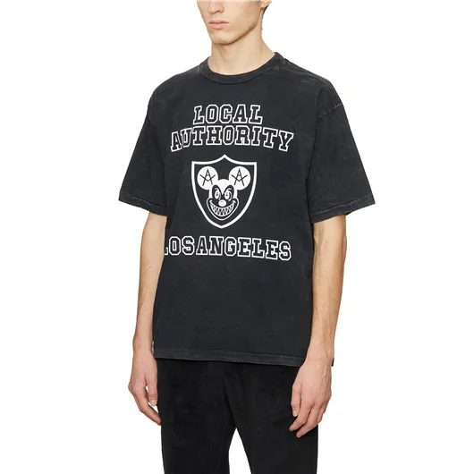 LOCAL AUTHORITY T-SHIRT IN COTONE MISCHIEF SHIELD