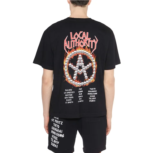 LOCAL AUTHORITY T-SHIRT IN COTONE TRI SKULL O SHOP