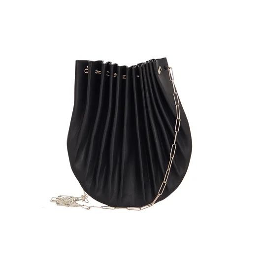 M.A+ BORSA CON CATENA IN ARGENTO XS SHELL