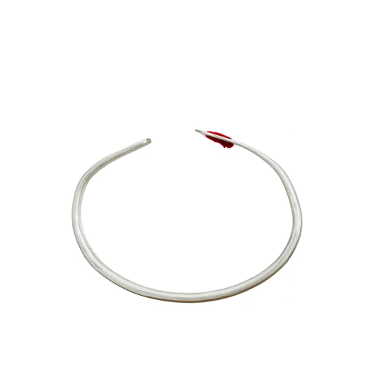 M.A+ BRACCIALE IN ARGENTO CON RICAMO