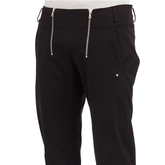 M.A+ PANTALONE IN COTONE 2 ZIP