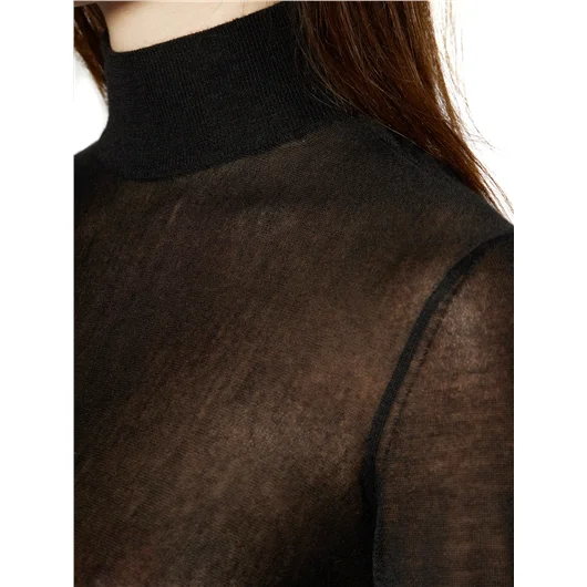 ANN DEMEULEMEESTER MAGLIA IN CASHMERE E SETA ALICIA