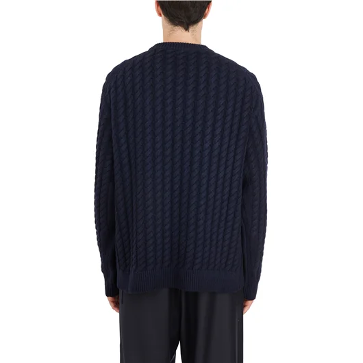 MAGLIONE A TRECCIA GIROCOLLO