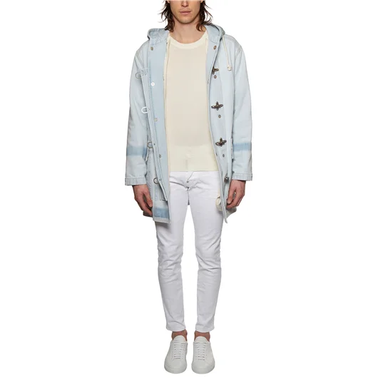 MAISON MARGIELA BOMBER IN JEANS DOPPIATO