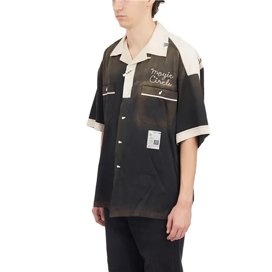 MAISON MIHARA YASUHIRO CAMICIA BOWLING IN RAYON
