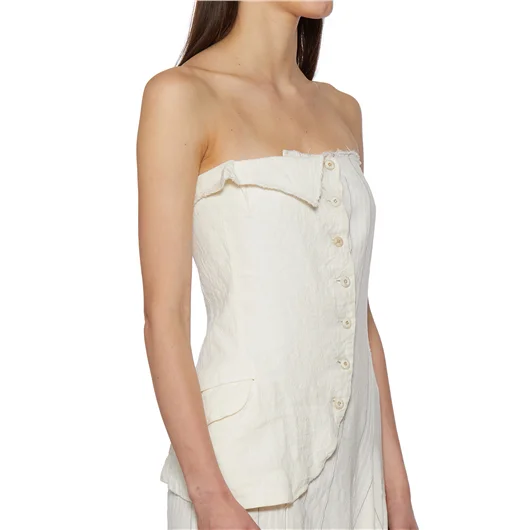 MARC LE BIHAN ABITO LUNGO IN LINO