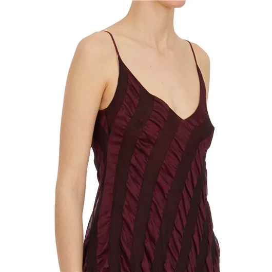 MARC LE BIHAN ABITO SOTTOVESTE A RIGHE