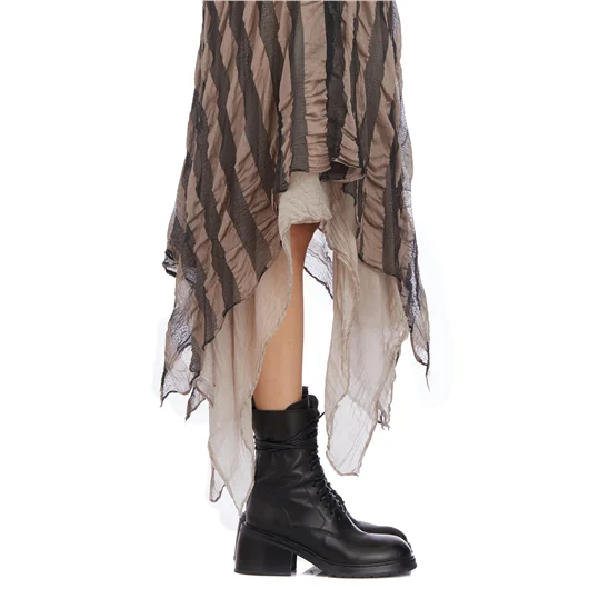 MARC LE BIHAN ABITO SOTTOVESTE A RIGHE