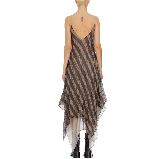 MARC LE BIHAN ABITO SOTTOVESTE A RIGHE