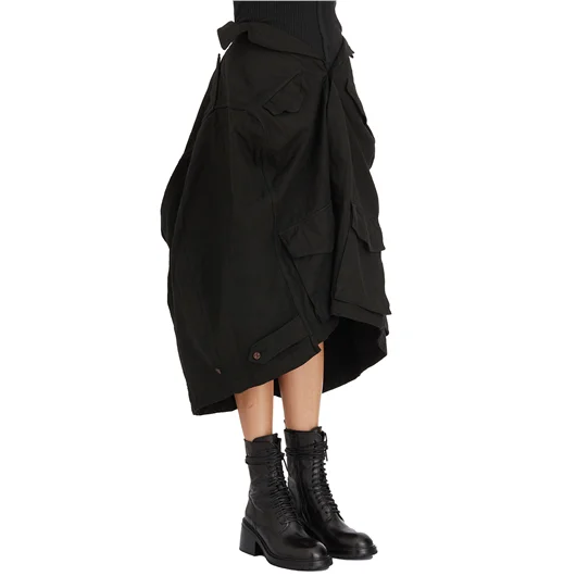 MARC LE BIHAN GONNA MILITARE EFFETTO CAMICIA