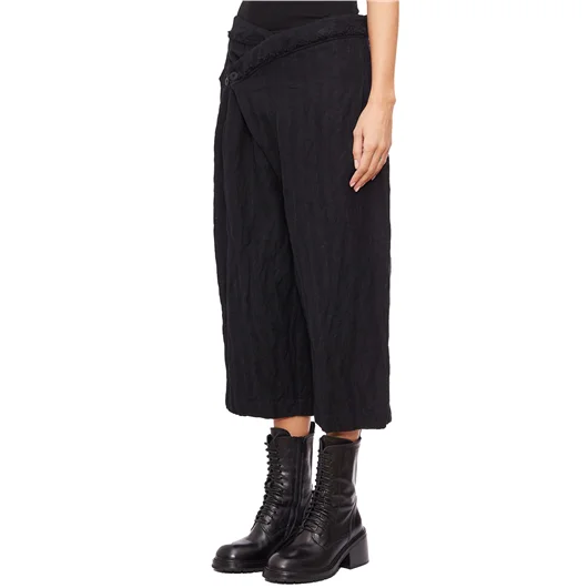 MARC LE BIHAN PANTALONE CON CHIUSURA ASIMMETRICA