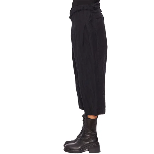 MARC LE BIHAN PANTALONE CON CHIUSURA ASIMMETRICA