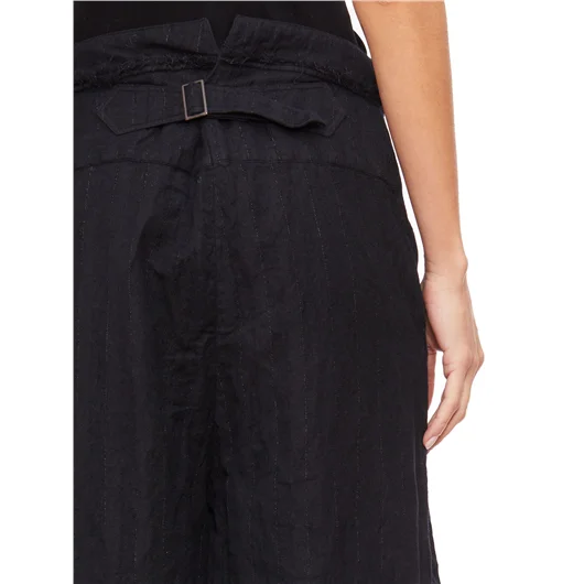 MARC LE BIHAN PANTALONE CON CHIUSURA ASIMMETRICA