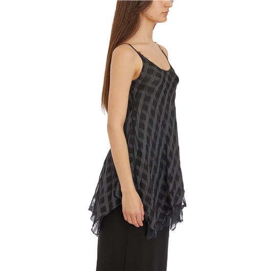 MARC LE BIHAN TANK TOP IN COTONE E SETA