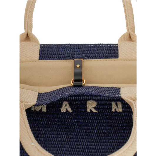 MARNI BORSA TOTE GRANDE IN RAFIA