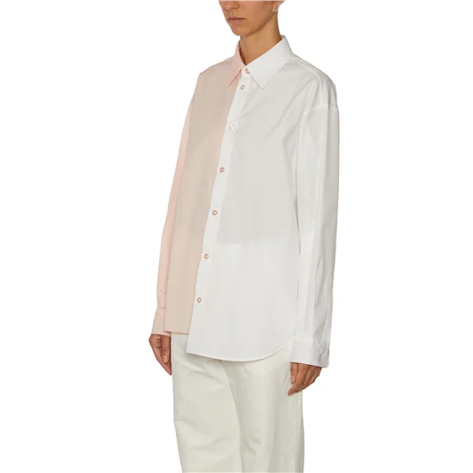 MARNI CAMICIA ASIMMETRICA IN POPELIN BIO