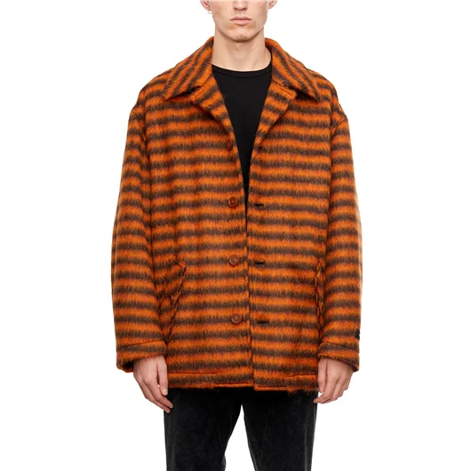 MARNI CAPPOTTO MONOPETTO IN MOHAIR