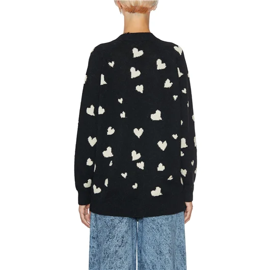 MARNI CARDIGAN IN LANA BUNCH OF HEARTS