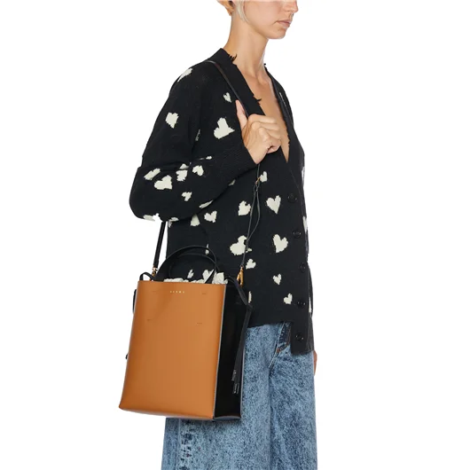 MARNI CARDIGAN IN LANA BUNCH OF HEARTS