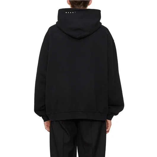 MARNI FELPA CON CAPPUCCIO MAXISTAMPA