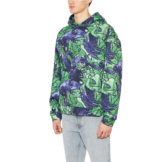 MARNI FELPA IN COTONE CON CAPPUCCIO