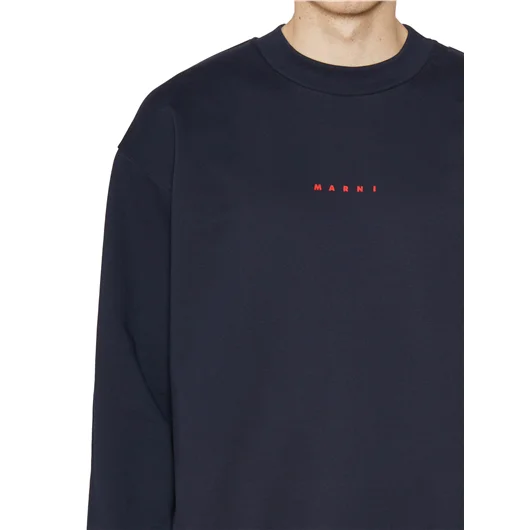 MARNI FELPA LOGO IN COTONE