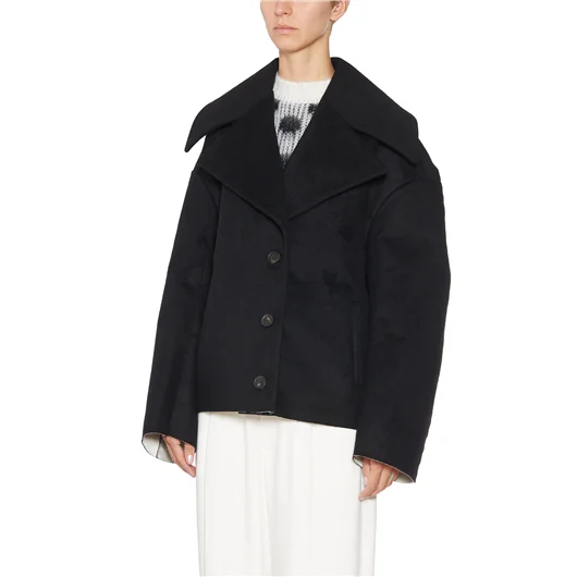 MARNI GIACCA COCOON IN FELTRO E LANA