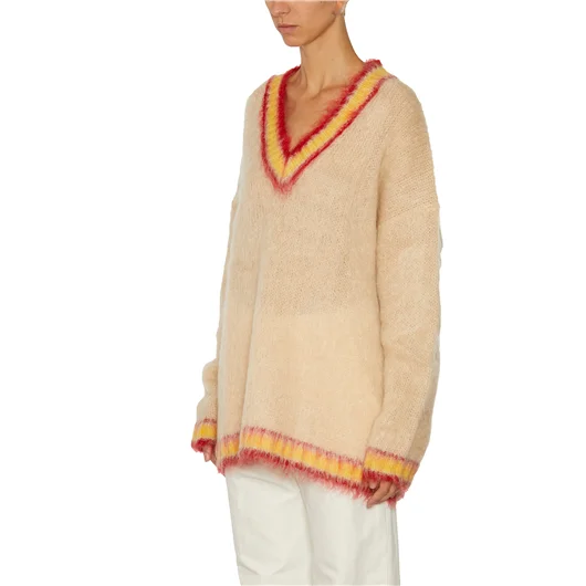 MARNI MAGLIA COLLO A V IN MAHAIR