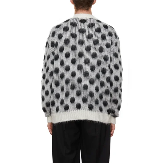 MARNI MAGLIA IN MOHAIR A POIS