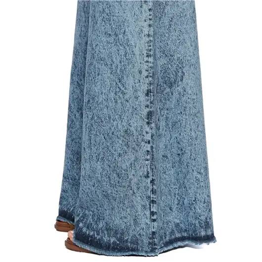 MARNI PANTALONE IN DENIM A GAMBA LARGA