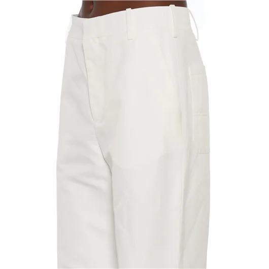 MARNI PANTALONI CARGO IN COTONE E LINO