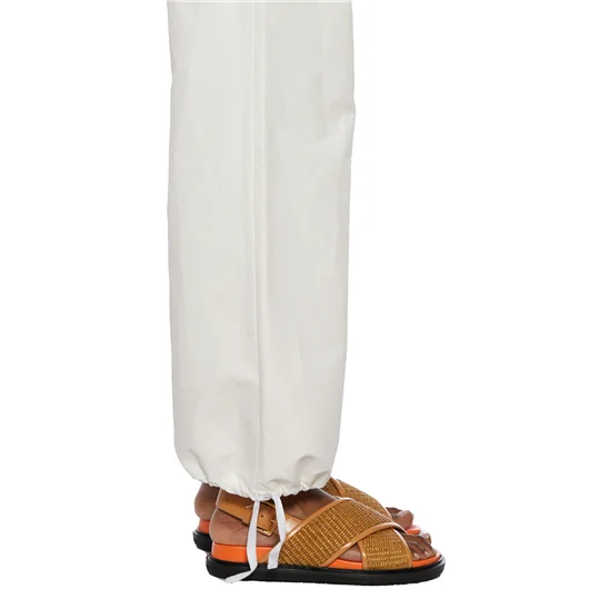 MARNI PANTALONI CARGO IN COTONE E LINO