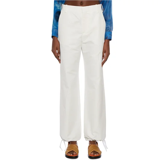 MARNI PANTALONI CARGO IN COTONE E LINO