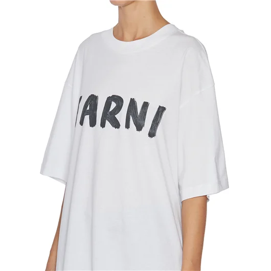 MARNI T-SHIRT LOGO IN COTONE