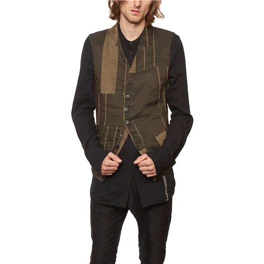 MASNADA GILET IN LINO