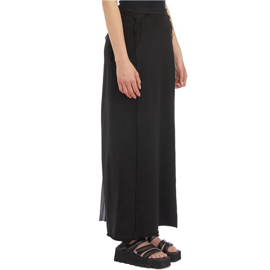 MASNADA GONNA IN COTONE CON INSERTI IN SETA