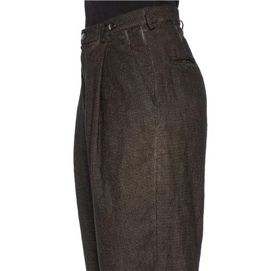 MASNADA PANTALONE BAGGY IN CANAPA E LANA