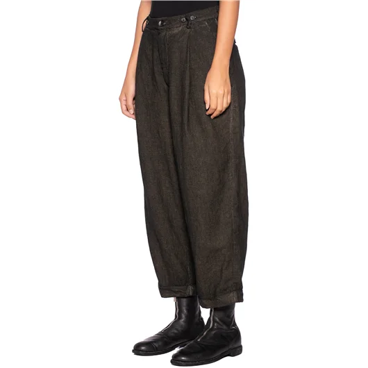 MASNADA PANTALONE BAGGY IN CANAPA E LANA